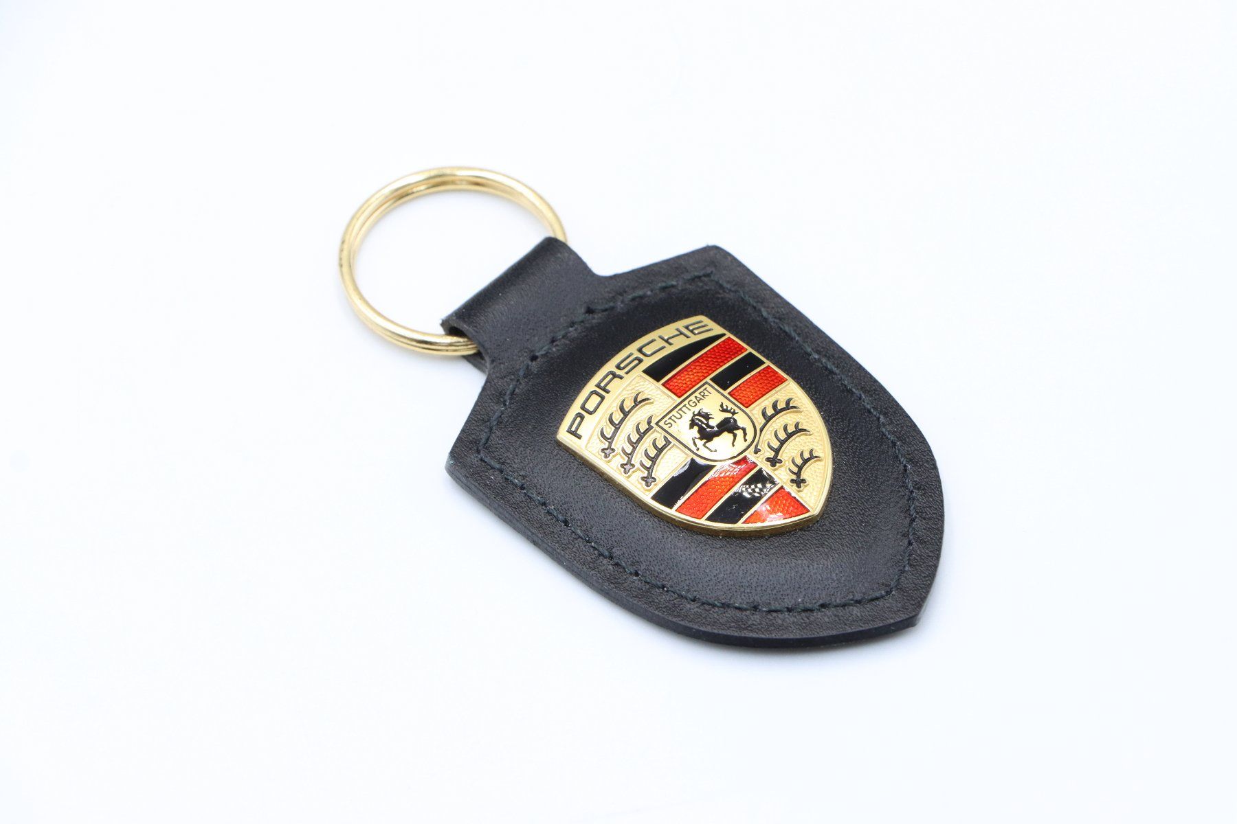 Porsche Portachiavi: Original Porsche Leder Schlüsselanhänger – Usato da Bühl b.Aarberg venduto da Collectorpassions