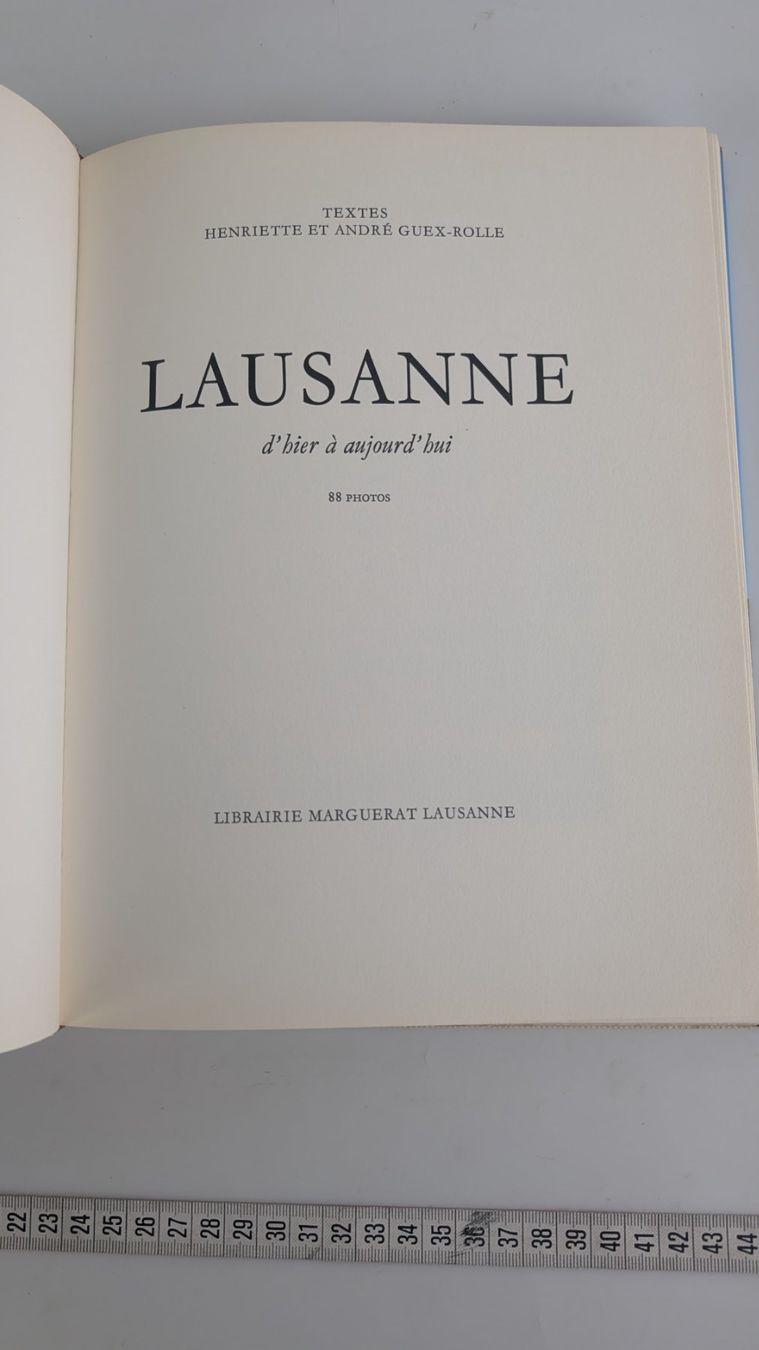 Libri: Lausanne, 1964 de Henriette, Goetz – Usato da Zürich venduto da axolottchen 5