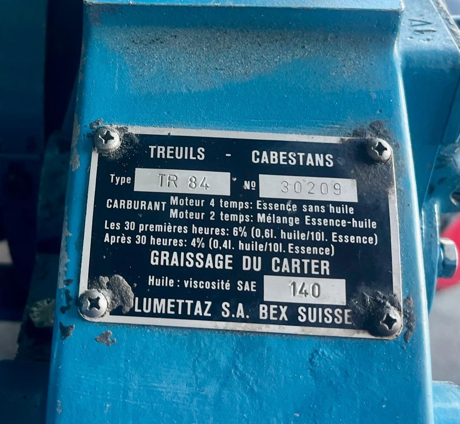 Altro per stoccaggio & trasporto: Treuil Plumettaz  – Usato da Daillon venduto da chr_69cg 4