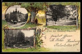 Grusskarten-AK Hamburg-Eimsbüttel, Sch