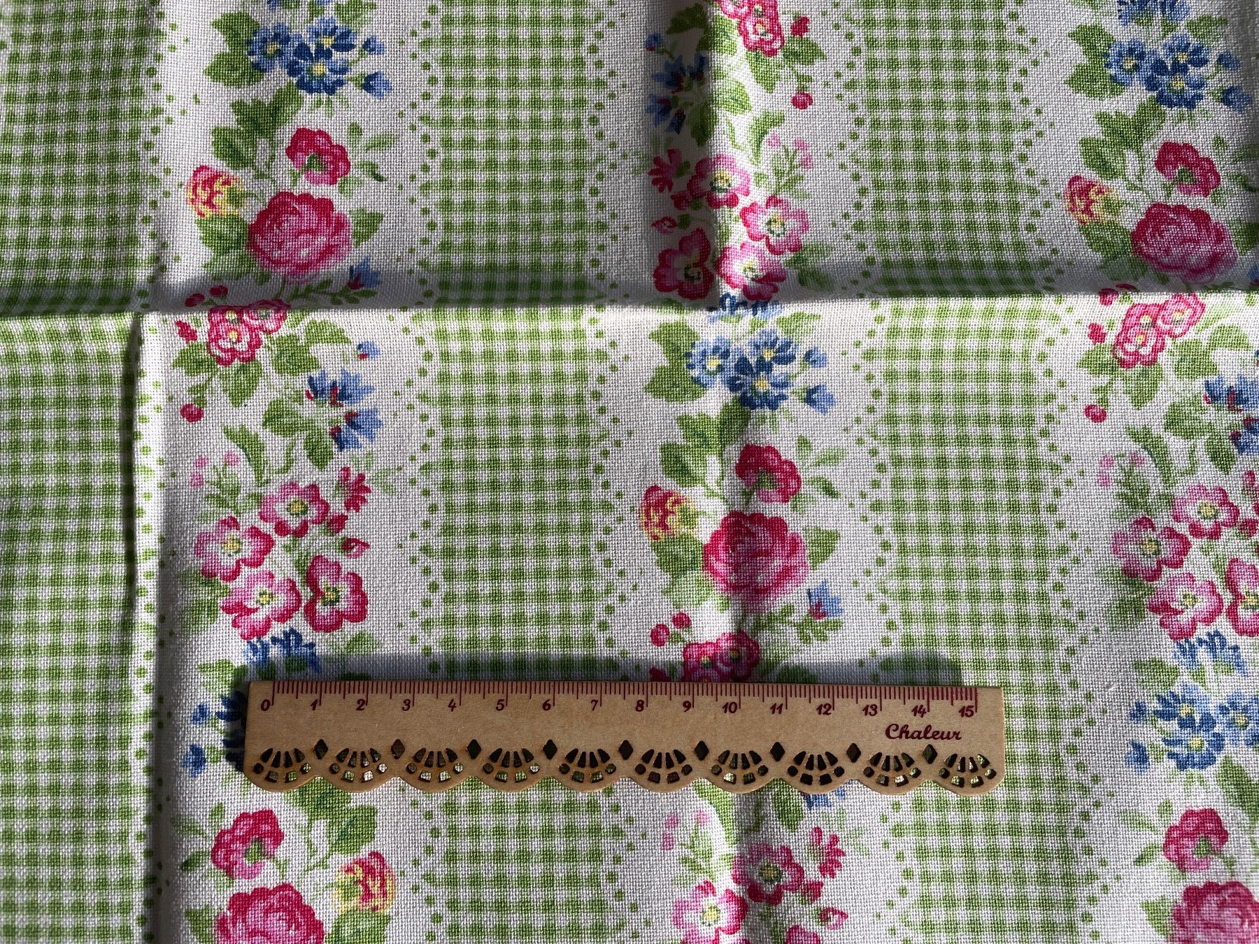 Stoffe: 2 Fat quarter/Coupons patchwork & couture - Ivy Green – Neu und originalverpackt aus Gland von san_xz5j 2