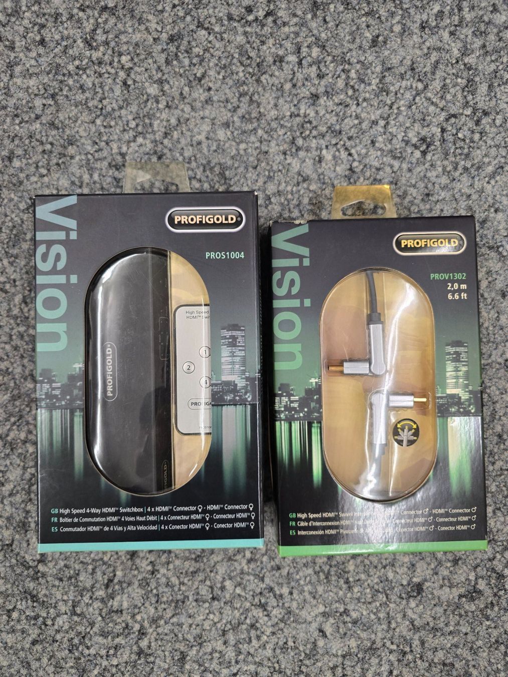 Profigold Cavi: Profigold HDMI Set: 4-Port Switchbox + 2m HDMI-Kabel – Nuovo (secondo la descrizione) da Herzogenbuchsee venduto da furiousdo19
