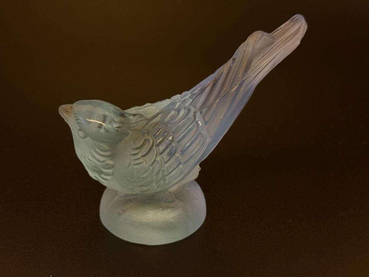 Statuette: Tschechischer Glasvogel, der seine Farbe wechselt  – Usato da Luzern venduto da downtonabbey 5