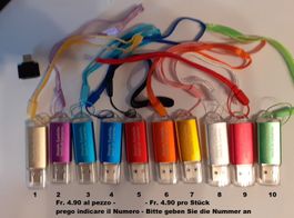 Mandoline USB 4 Gb  Colorati