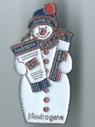 Placchette & Badge: Neutrogena Schneemann Pin – Usato da Zürich venduto da t24_de