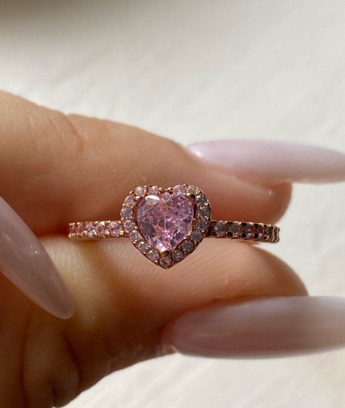 Ringe: Wunderschöner Ring Fingerring Herz mit Strasssteinchen rosé – Neu und originalverpackt aus Berg am Irchel von Zweiti_Chance 2