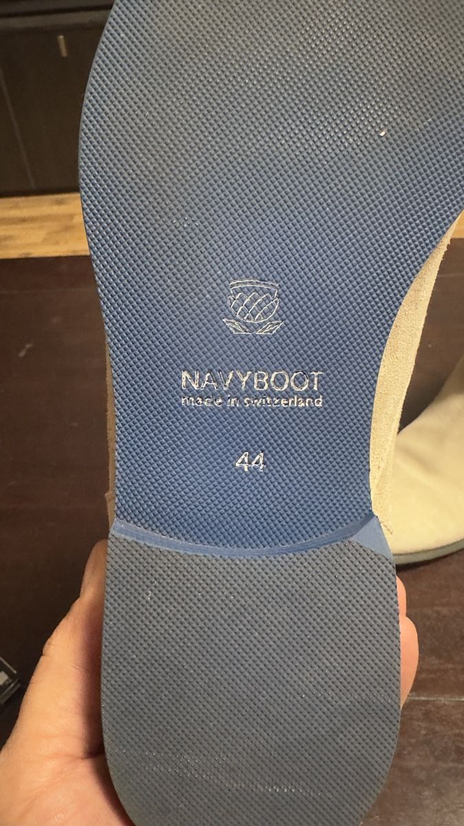 Scarpe da uomo: Wildleder Navyboot Herren Schuhe 44 – Nuovo (secondo la descrizione) da Muri AG venduto da Domenicob1 1