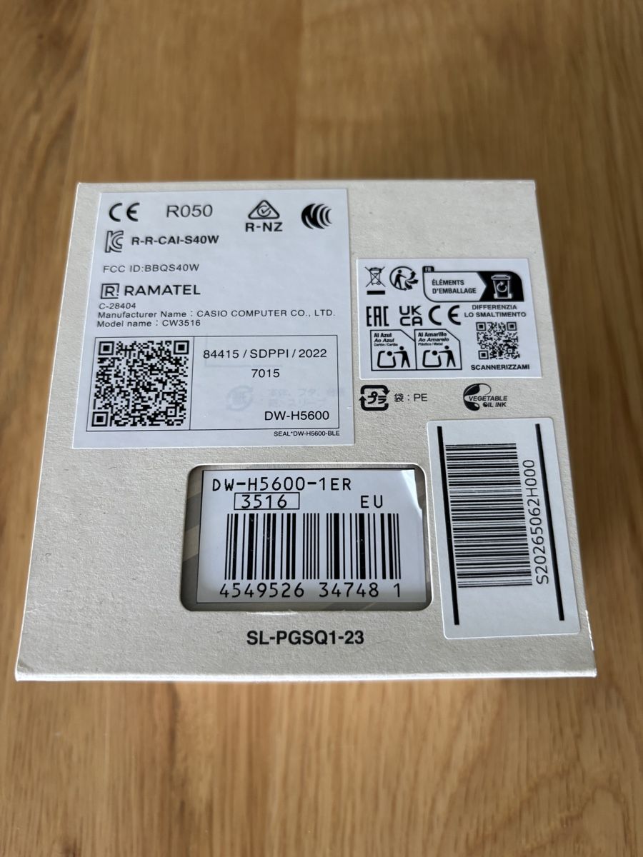Casio Smartwatch: Casio G-Shock G- Squad Bluetooth Solar DW-H5600 – Neu und originalverpackt aus Mellingen von Guilhermefurlan 8