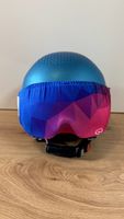 Skihelm ALPINA mit Visier, 54-58 cm