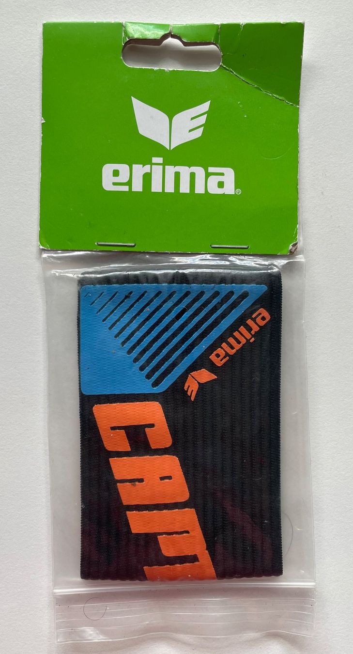 Bracciali & Braccialetti: Erima Captain Armbinde schwarz/orange, Neu, One Size – Nuovo (secondo la descrizione) da Winterthur venduto da crave
