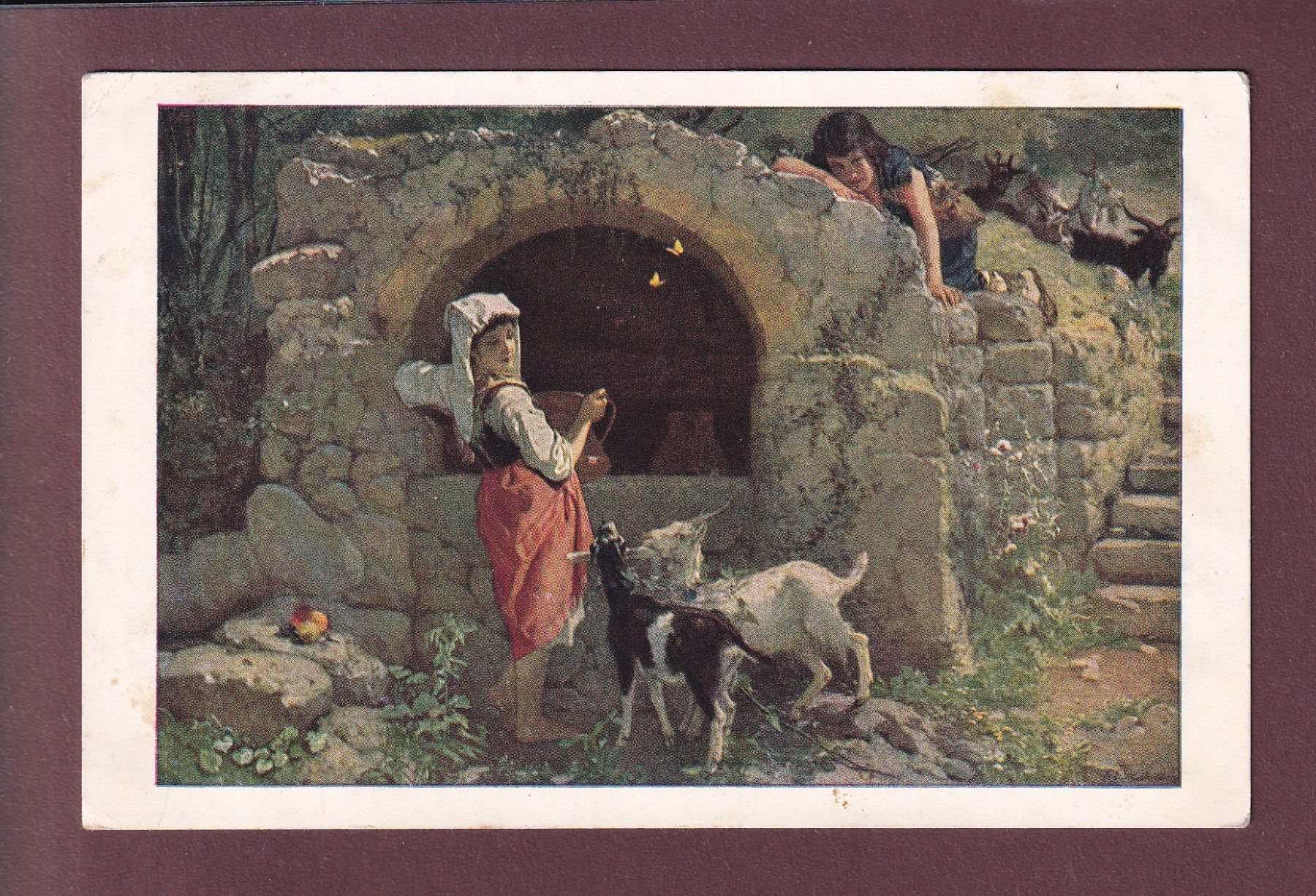 Cartoline postali: PRO JUVENTUTE - Rocca-Ceri - 1927 – Usato da Pully venduto da nicecards
