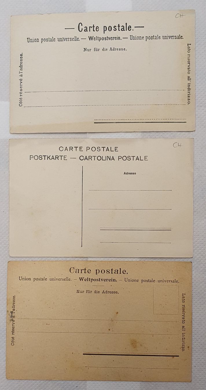 Cartoline postali: 3 Ansichtskarte Beckenried – Usato da Kreuzlingen venduto da Rschweiz1 1