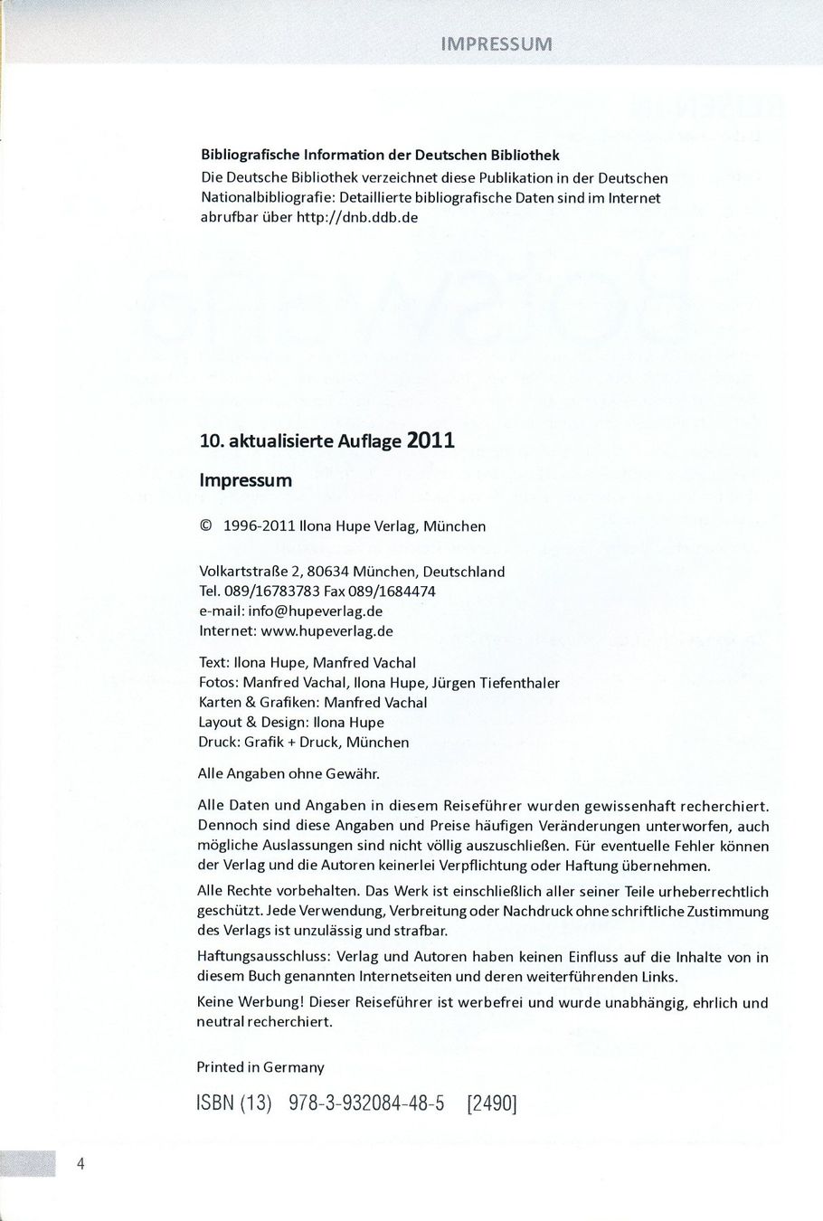 Bücher: Ilona Hupe - Botswana – Gebraucht aus Lungern von AndreasKammer 4