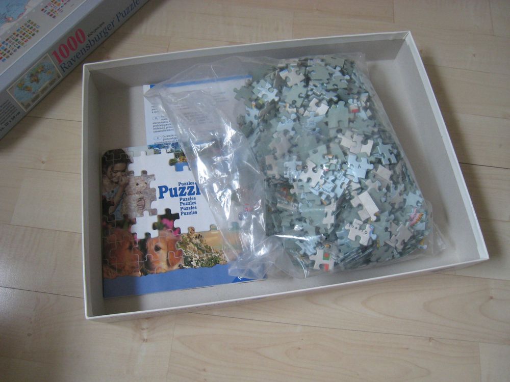 Ravensburger Puzzles: 1000 Teile PUZZLE Politische Weltkarte The Worl ravensburger – D'occasion à Dättlikon par Mamakuga 6
