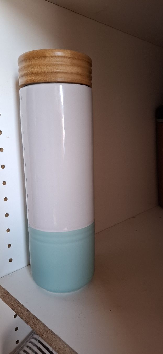 Borracce & Thermos: Trinkflasche Doppelwandige Keramikflasche – Usato da Niederstocken venduto da Cocos_nut