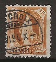 CH072a - Helvetia debout 72a obl.