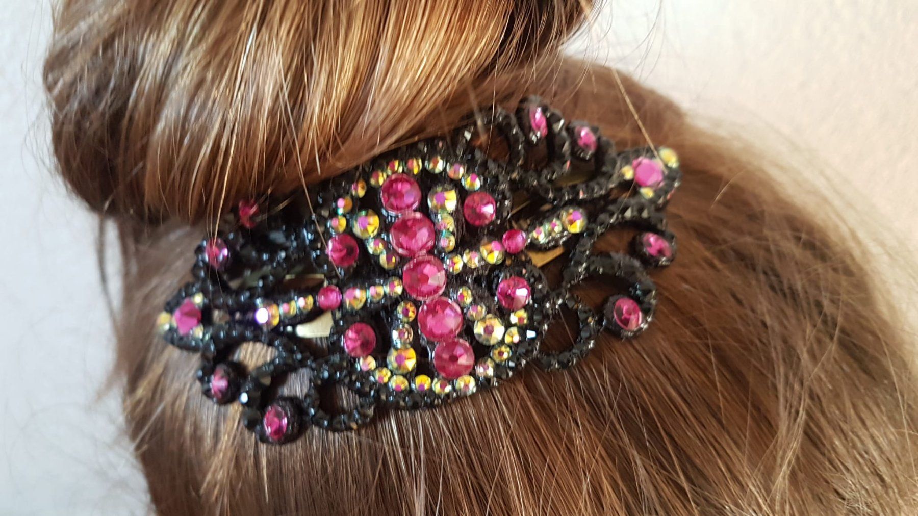 Accessori per capelli: Haarspange  mit  Swarovski Steinen 13cm. – Nuovo (secondo la descrizione) da Zürich venduto da 280_yc86 6