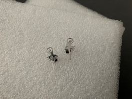 Sehr schöne Edelstahl 316L Ohrstecker "Ballerina" neu