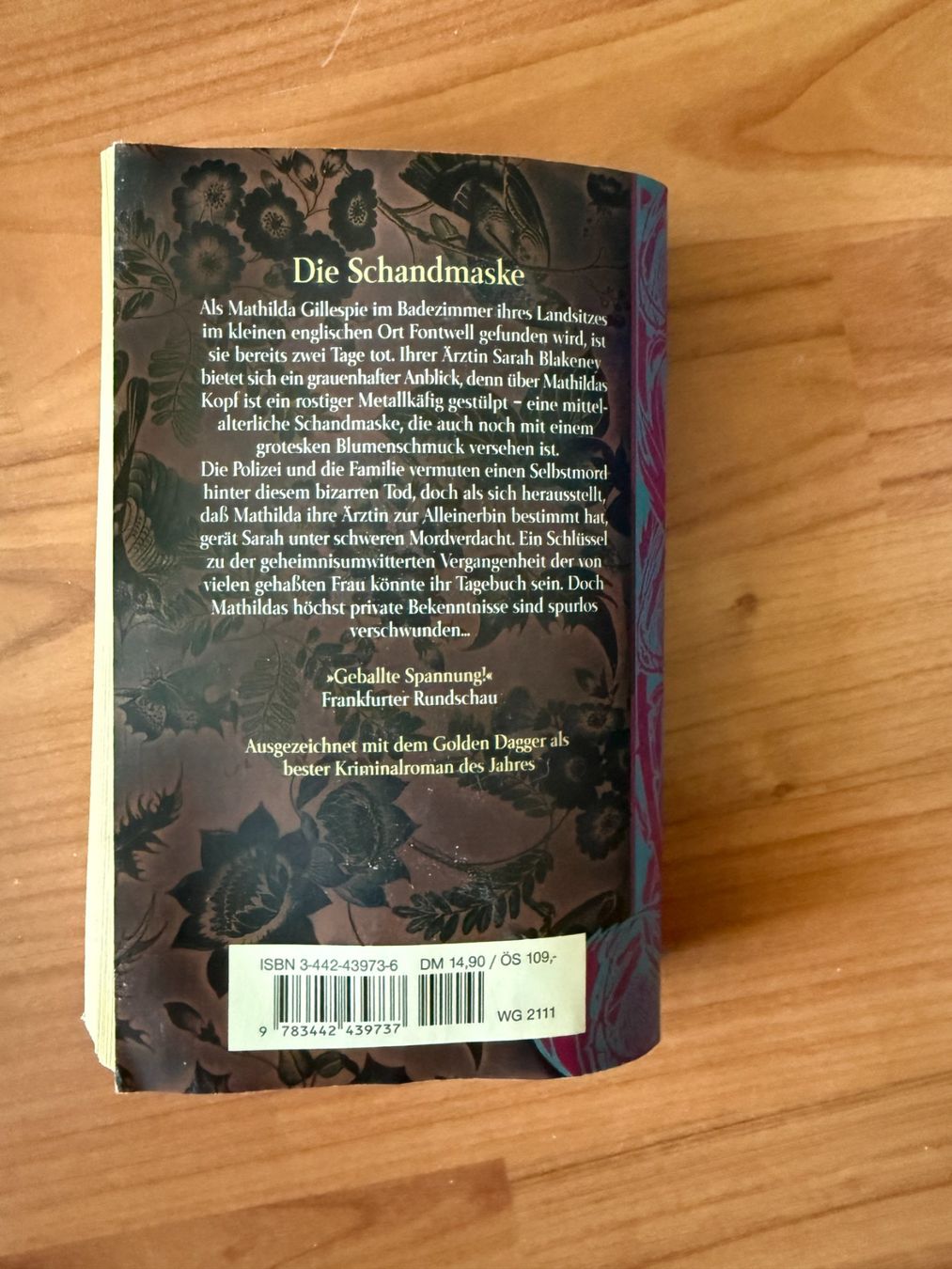 Bücher: Die Schandmaske – Gebraucht aus Wängi von squirrelwoman 1