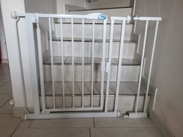 Weisses Kinderschutzgitter