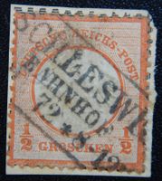 Deutsches Reich Kat. 3 gest. 1872 Kat. 55 Euro