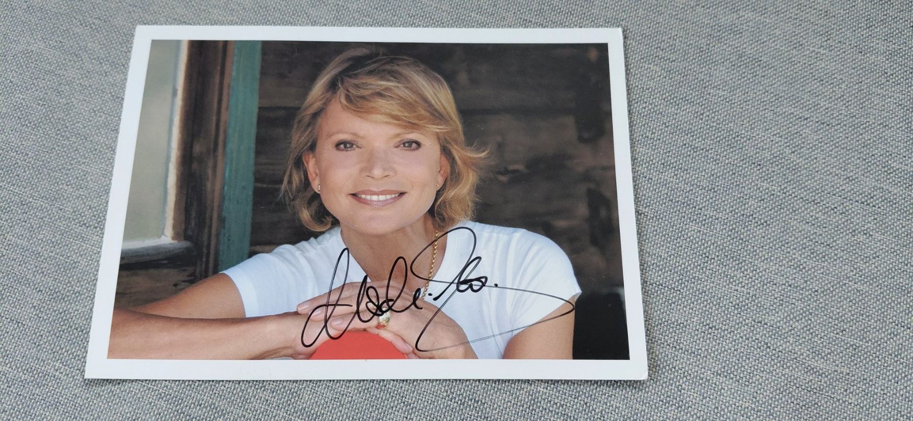Autogramme: Autogrammkarte Uschi  Glas – Gebraucht aus Schmerikon von Olympia04