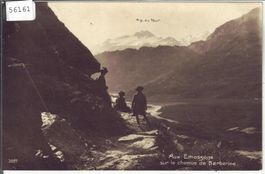 Aux Emossons sur le chemin de Barberine - animee