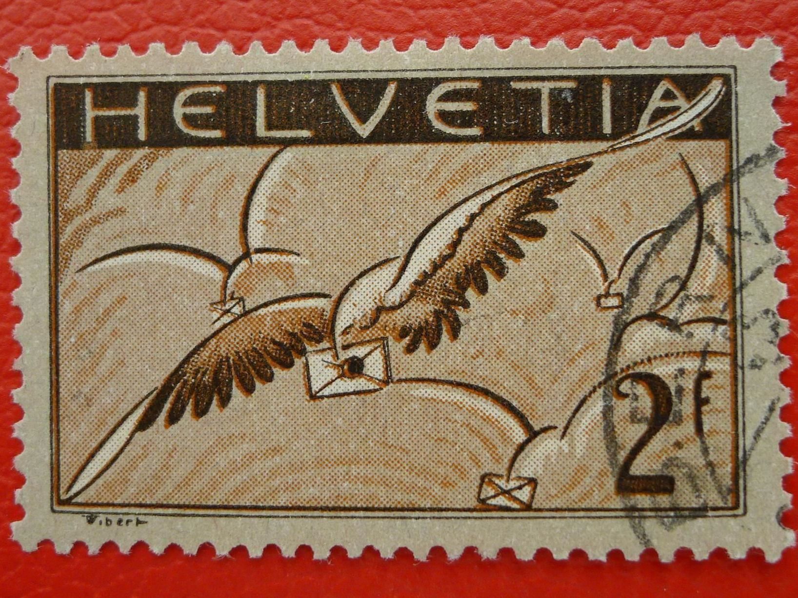 Tutti i francobolli: Flugpost: F13 mit sauberem Eckstempel, Kat: 140.-+ – Usato da Sursee venduto da Luzernerraute