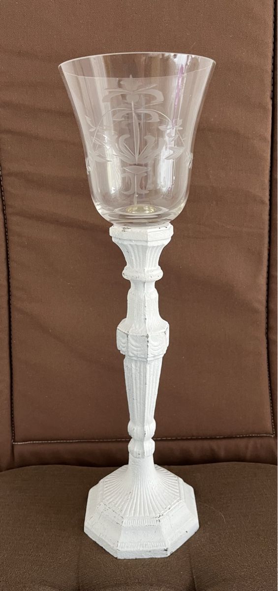 Tutte le decorazioni: Teelicht mit Gusseisen Ständer / Shabby chic – Usato da Wetzikon ZH venduto da seli03 3