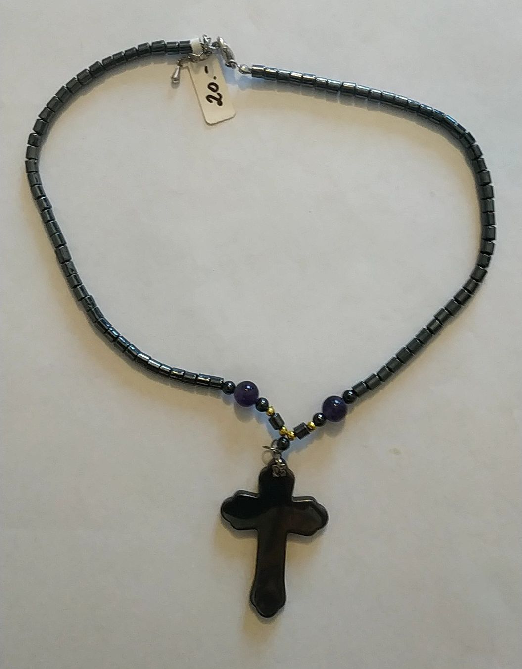 Catenine: Hämatit Kette mit Kreuz 42cm – Nuovo e nell'imballaggio originale da Münchenbuchsee venduto da Daniel0133 1
