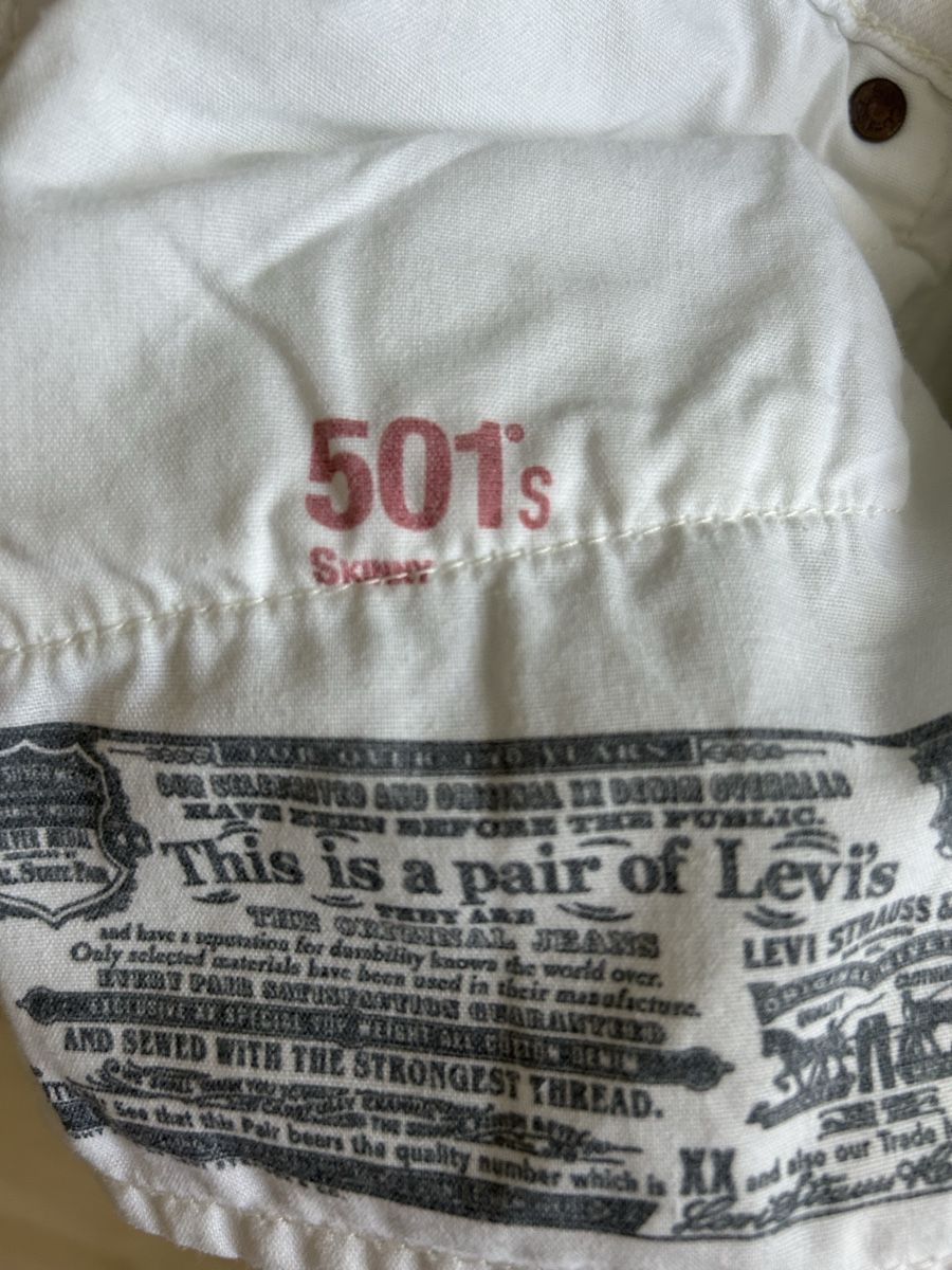 Levi's Jeans: Levis 501 weiss – Neu (gemäss Beschreibung) aus Zofingen von roj_ms9t 4
