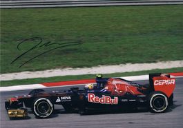 Jean-Éric Vergne 1990- F1 Autogramm signiert Foto 20x30cm