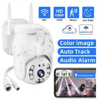 Caméra PTZ sans fil 5Mp, vision nocturne, IP Wifi