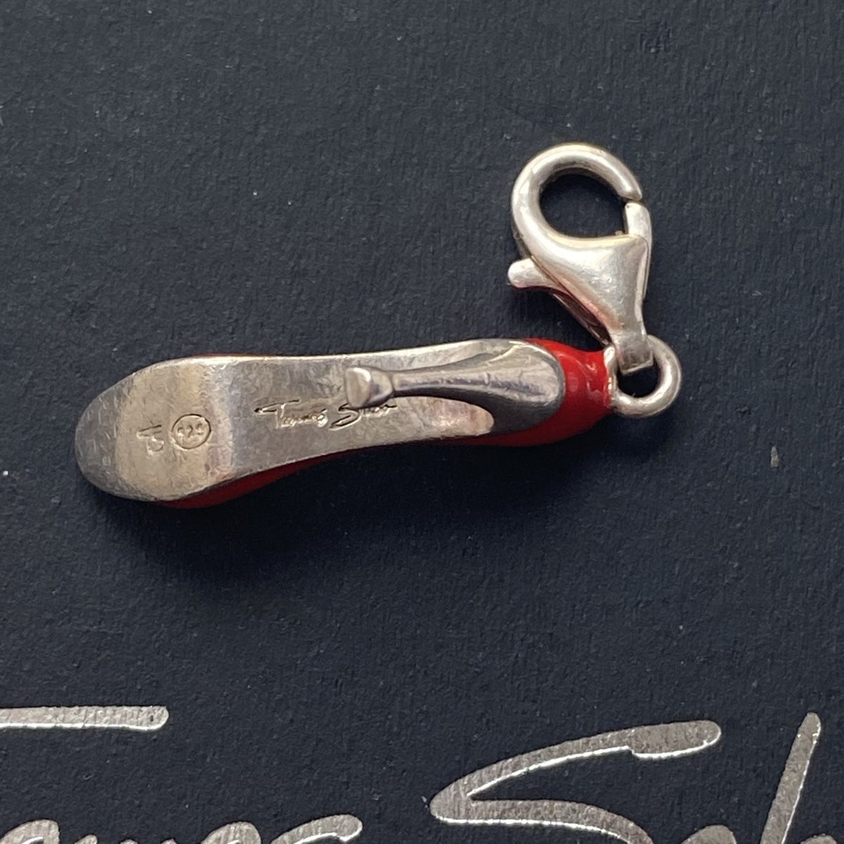 Thomas Sabo Ciondoli: Thomas Sabo Absatzschuh Rot Charms Silber 925 – Usato da Givisiez venduto da dor_xb9k 1
