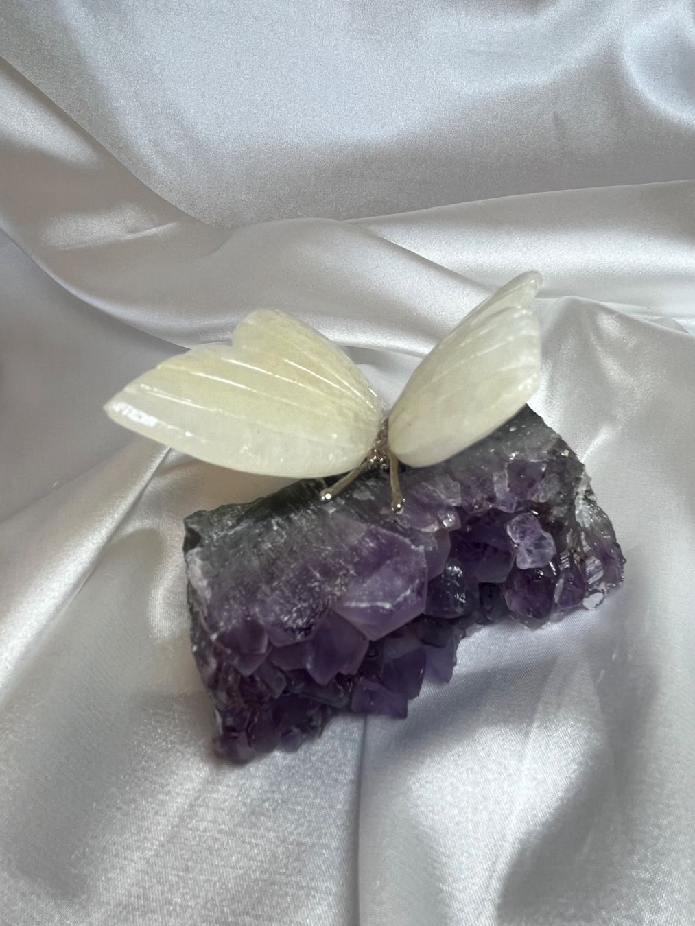 Tutte le decorazioni: Schmetterling aus Kristall auf Amethyst – Nuovo e nell'imballaggio originale da Zürich venduto da unique2010 3