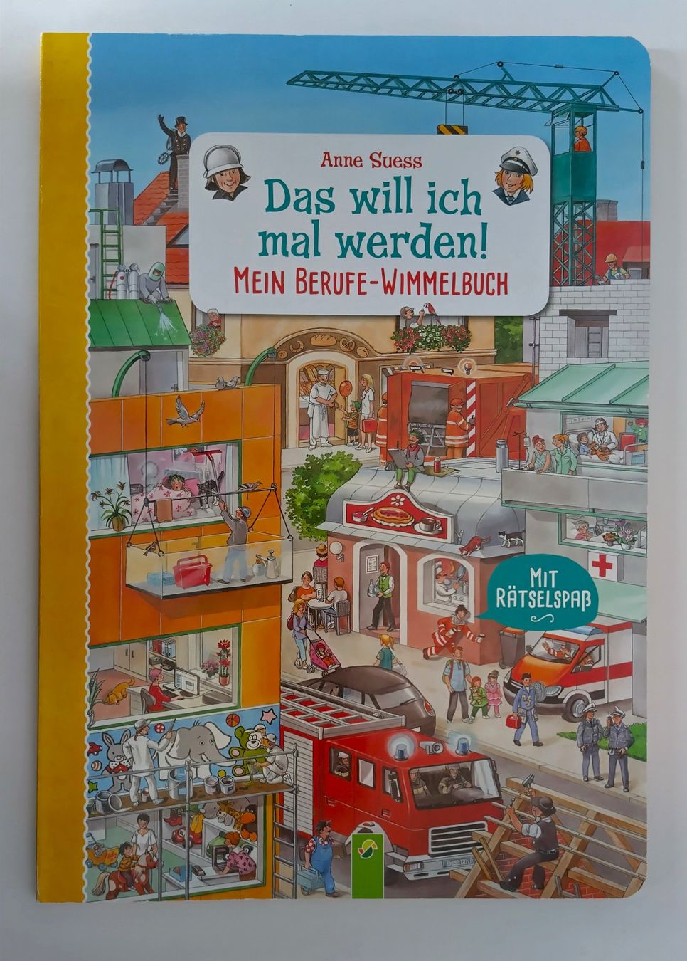 Libri: Das will ich werden / Berufe Wimmelbuch / Anne Suess – Usato da Bellach venduto da JingleJerry