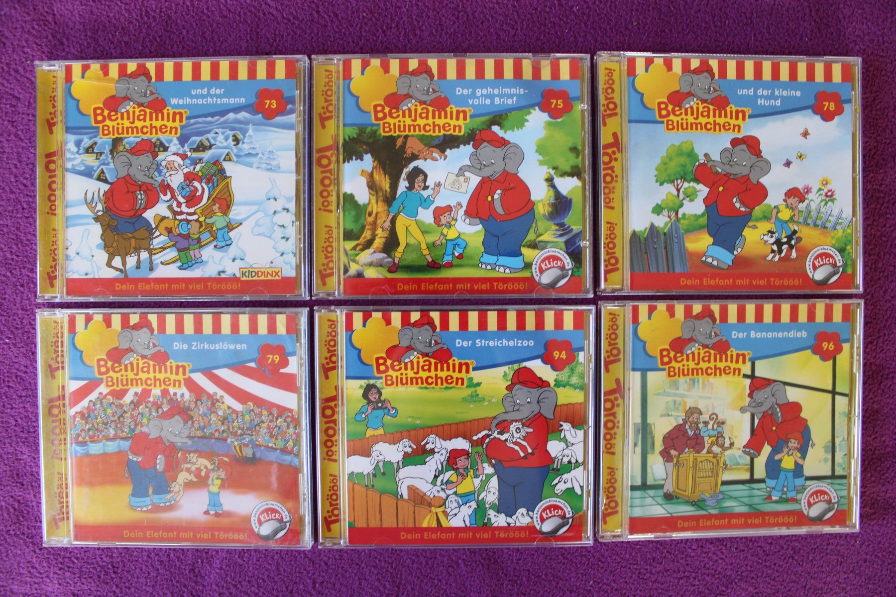 CDs: 6 - Benjamin Blümchen - Hörspiel - CD´s – Gebraucht aus Müllheim Dorf von Seeeule01
