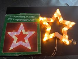 Weihnachtsstern Lichterkette, Vintage, 35 Birnen, Top!