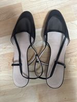 Schuhe schwarz Damengrösse 39 Leder und Mesh