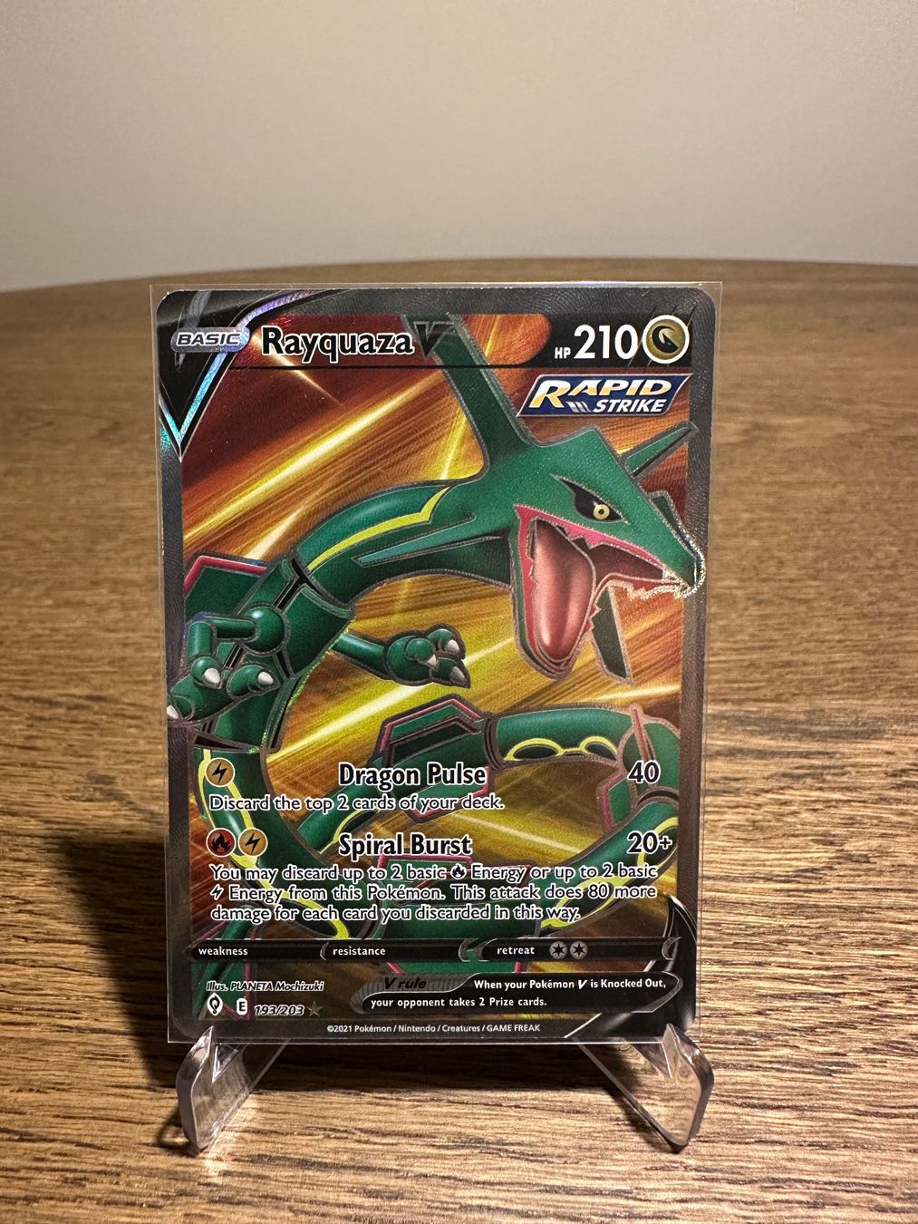 Pokémon Cartes à collectionner: Rayquaza Evolving Skies 193 NM – D'occasion à Forch par PokeZurich