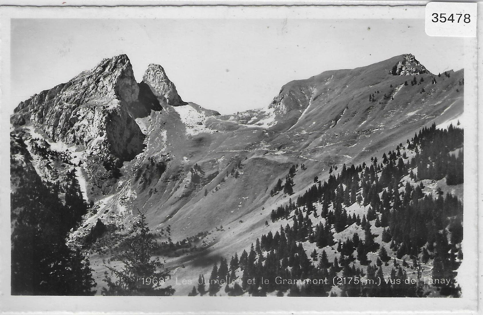 Cartoline postali: Les Jumelles et le Grammont – Usato da Ettingen venduto da Kartenplanet