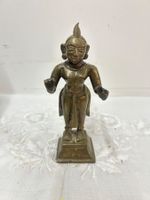 antike indische Bronze-Figur hinduistische Gottheit um 1900