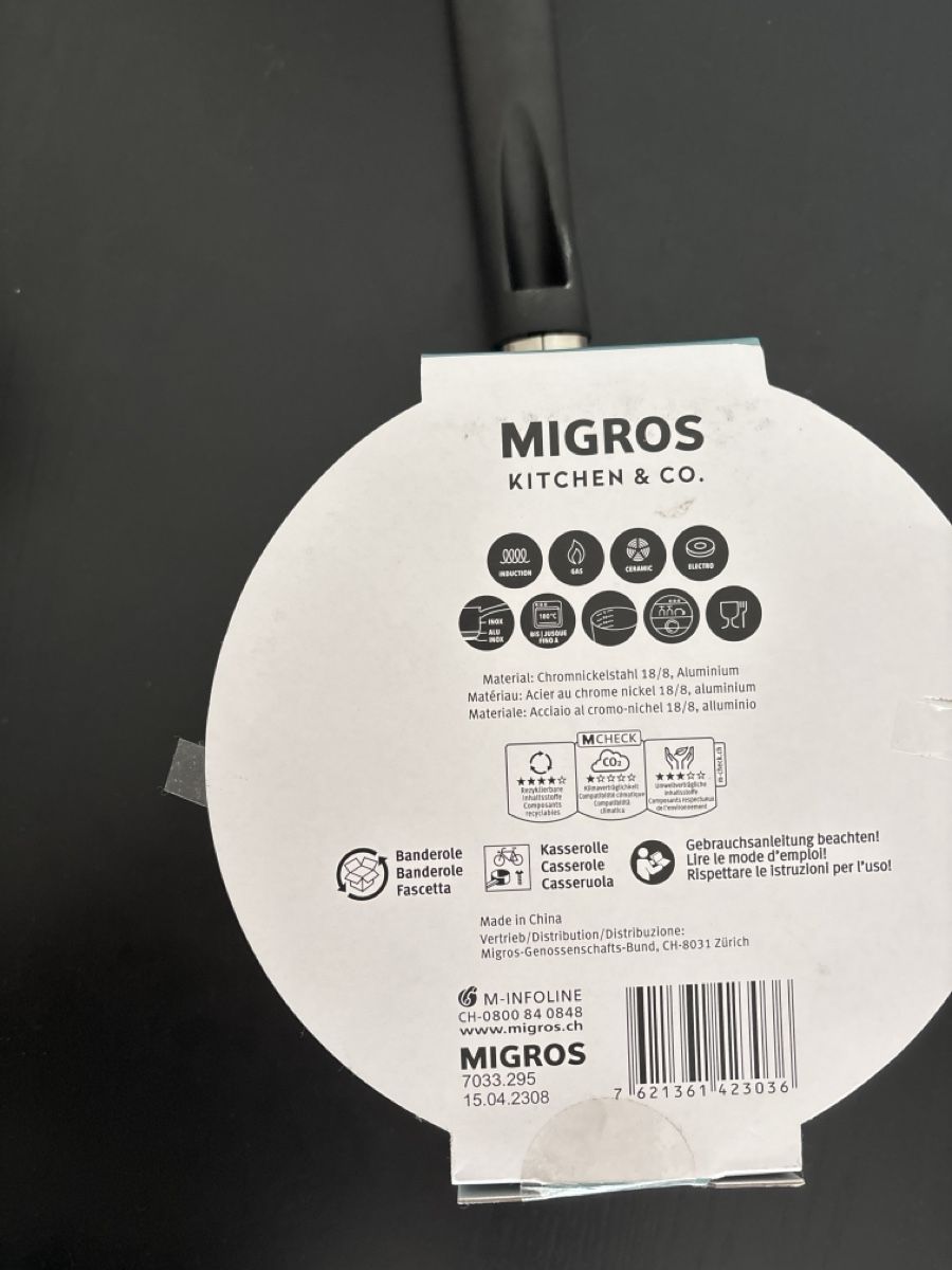 Töpfe: Casserole Migros Kitchen & Co Basic 20 cm neuf – Neu und originalverpackt aus Prilly von hei_5q56 2