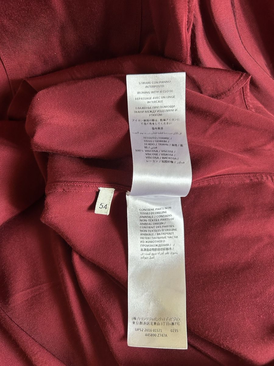 Gucci Chemises: Camicia Gucci uomo bordeaux – D'occasion à Stabio par Manuelpasca 6