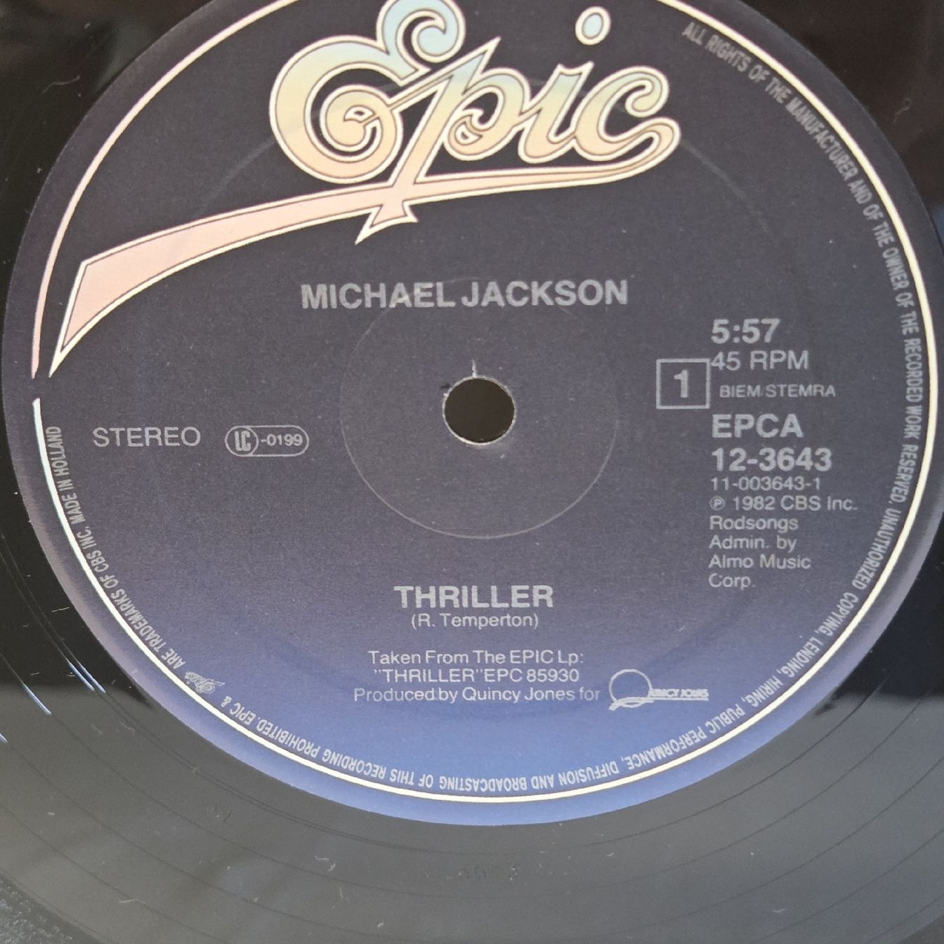 Vinyles: Michael Jackson Thriller 12 Maxi Single  – D'occasion à Stans par Ducati16 2