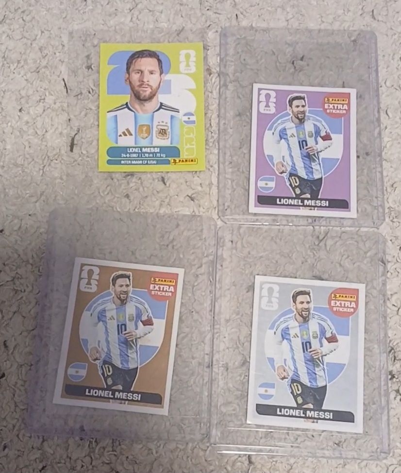 Panini Sammelbilder & Trading cards: MESSI SET NORMAL, LILA, BRONZE, SILBER – Gebraucht aus Dietikon von Jonas_8953
