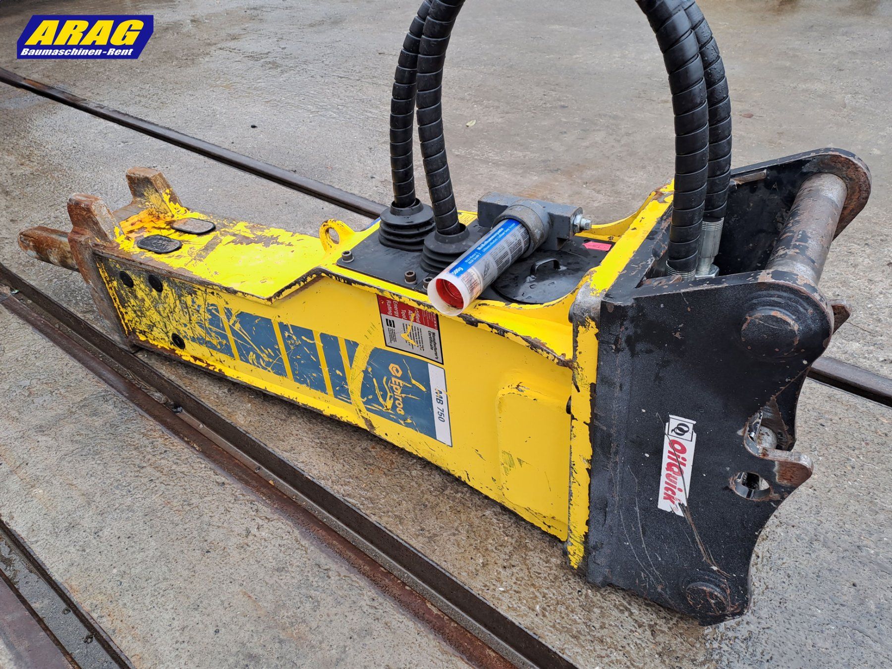Tutti gli attrezzi: Epiroc MB750 Abbauhammer – Usato da Hasle LU venduto da Arag08