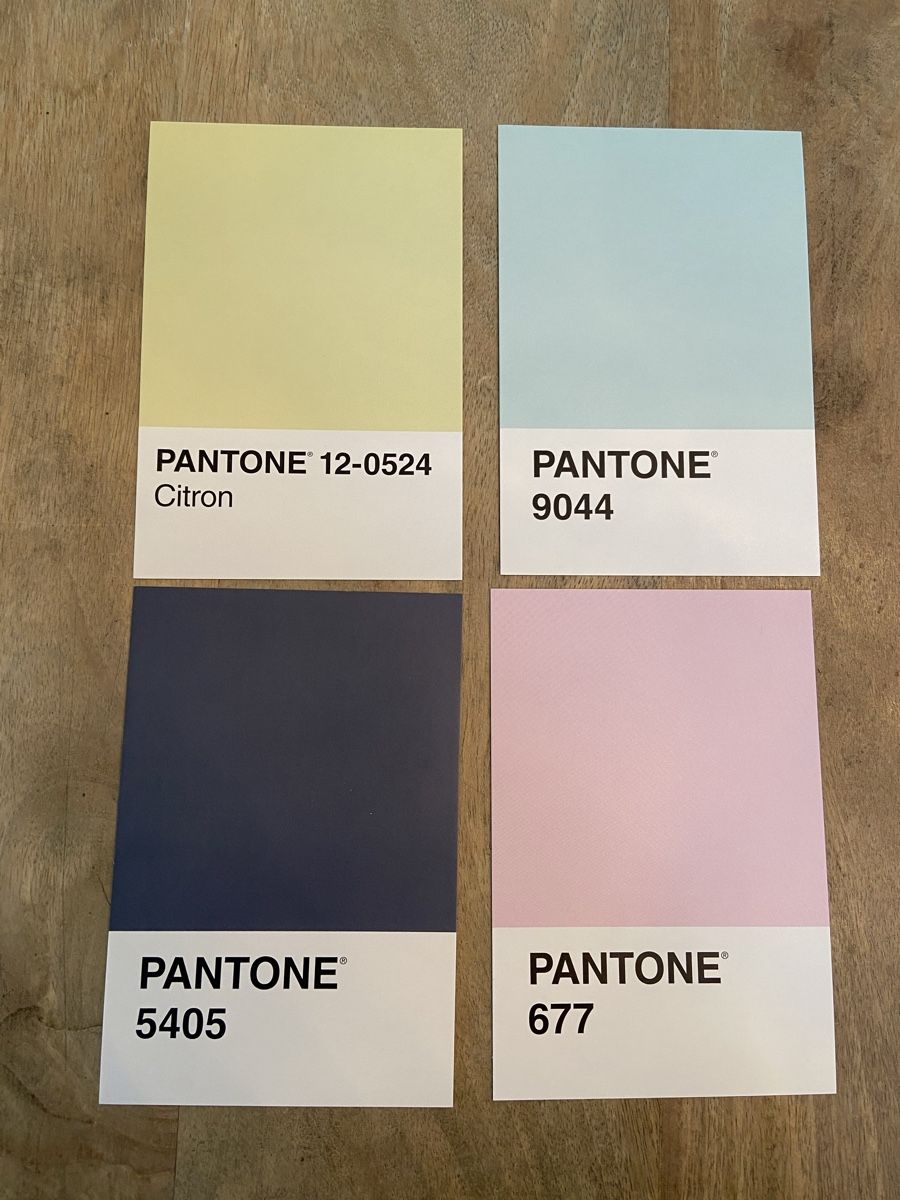 Cartoline postali: 4 AK ungelaufen Pantone Farbsystem – Nuovo (secondo la descrizione) da Luzern venduto da waterfront1