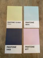 4 AK ungelaufen Pantone Farbsystem