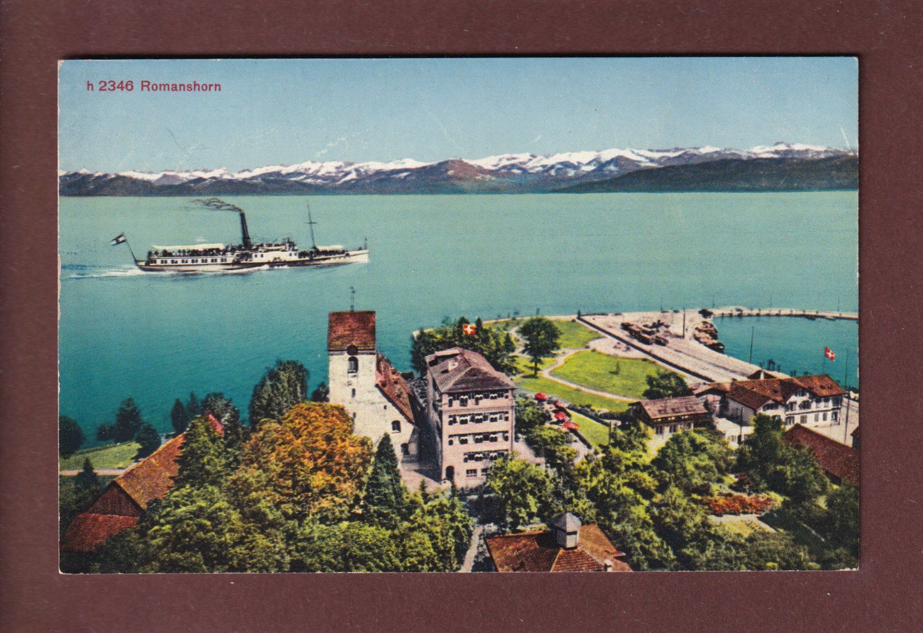 Cartoline postali: ROMANSHORN - Schiff – Usato da Pully venduto da nicecards